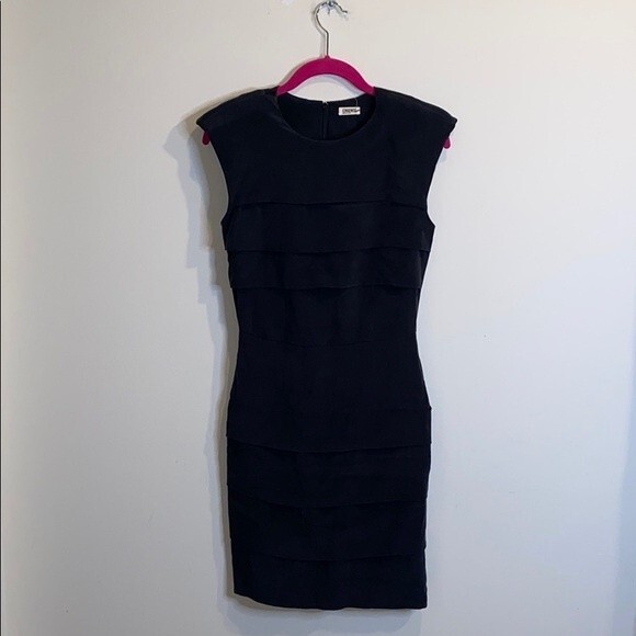 L’AGENCE layered cap sleeve dress 2 - Picture 2 of 4